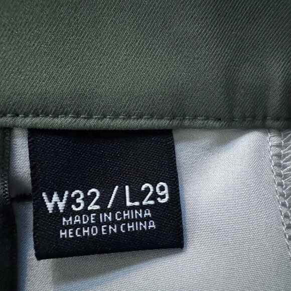 Mens Pants Size 32x29 Green 32 Degrees Cool Regular Fit Stretch Performance - Picture 8 of 10